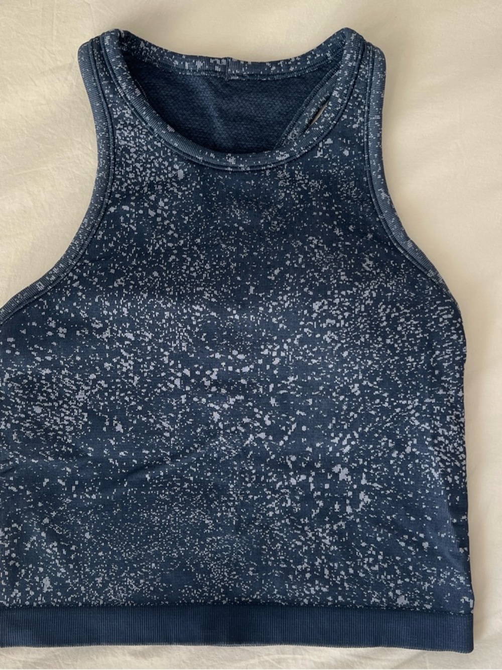Lululemon Ebb to Street cropped racer tank top